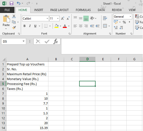 copying tables to excel sheet