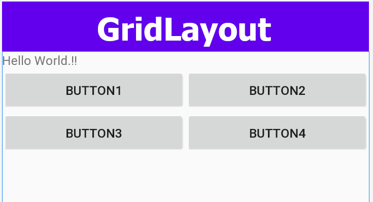 Android GridLayout with Equal Width Columns