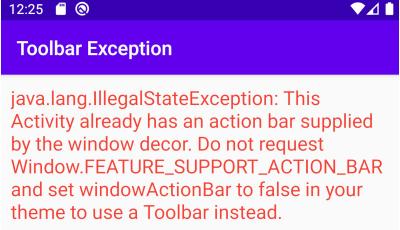 Android Action Bar Already Supplied By Window Decor