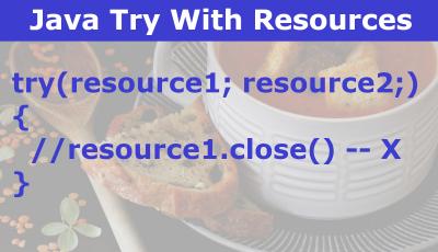 Java Try With Resources Example Tutorial