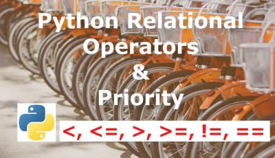 python relational operators tutorial